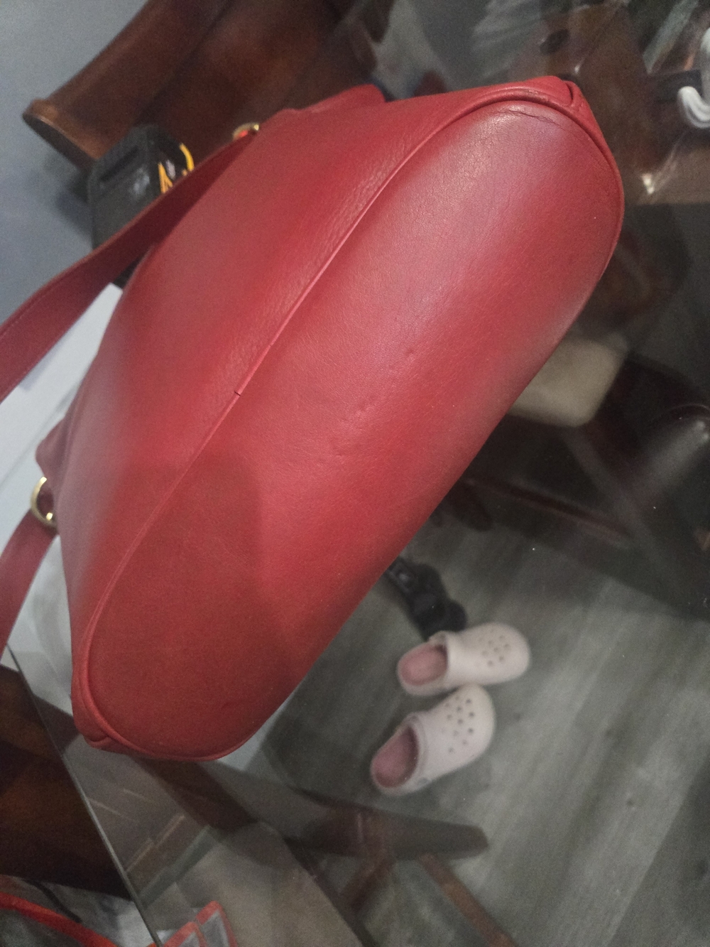Vintage Coach Whitney Style #4115 Red - Picture 4 of 9